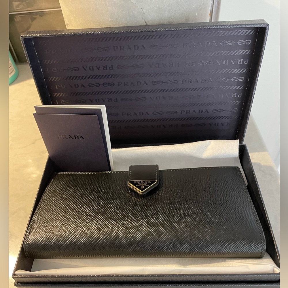 Authenticated Large Prada Wallet